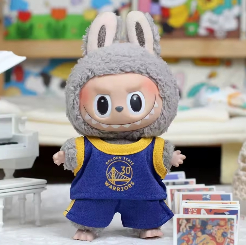 Golden State Warriors NBA Stephen Curry Jersey For Labubu, Doll Is Not Included